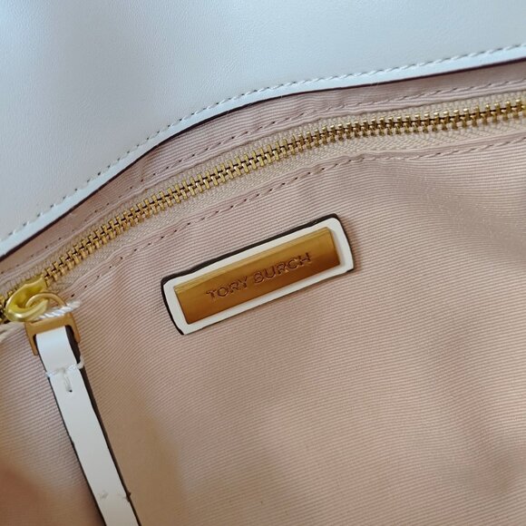 Tory Burch white diamond grid chain bag shoulder crossbody bag - Picture 8 of 8